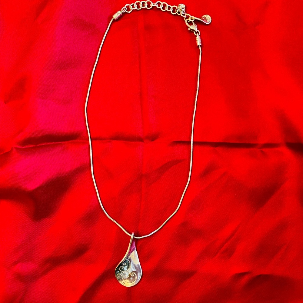 Brighton silver pendant necklace